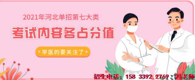 河北单招医学类分值和考试内容.png